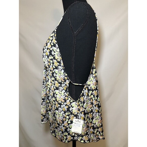 FREE PEOPLE Gardenia Printed Lightweight Cami Floral Top SIZE LARGE NWT - Picture 5 of 11